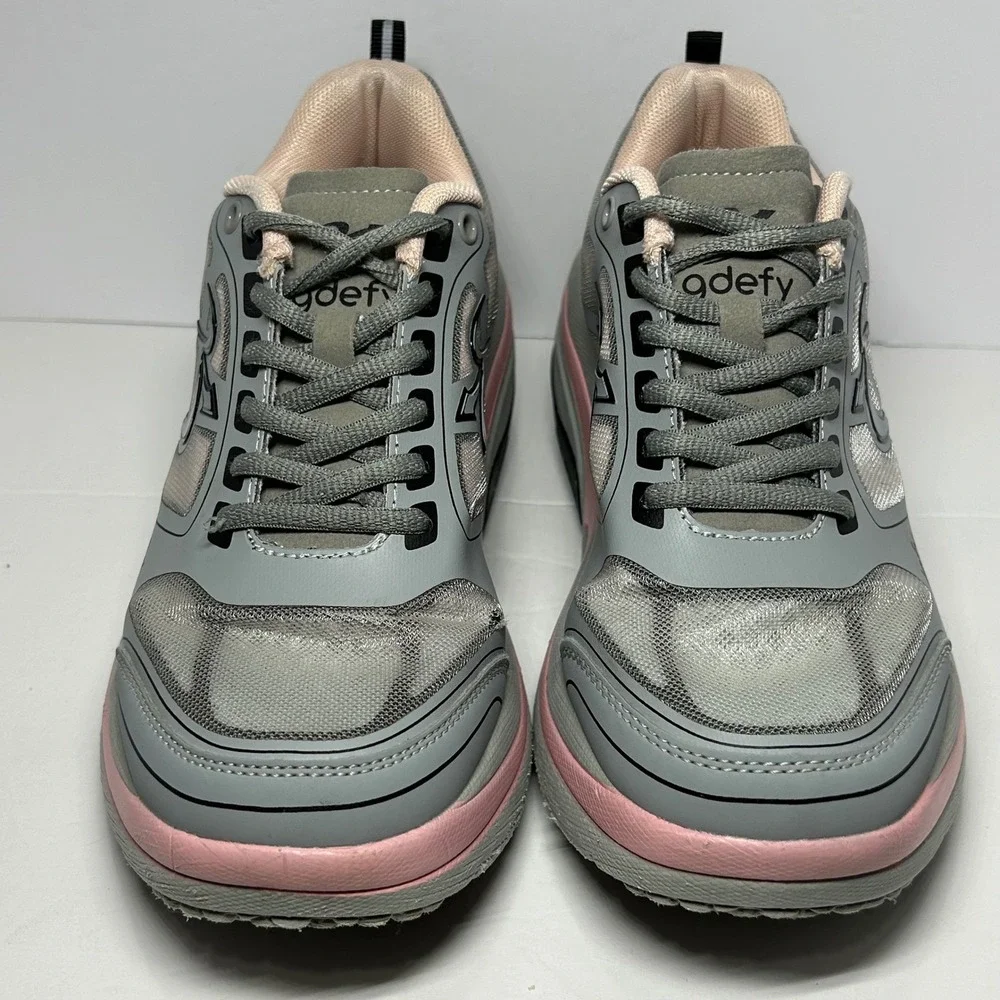 Gdefy TB9022FGP-M Women's Athletic Walking Shoes Gray‎ Pink VersoShock Size 6.5